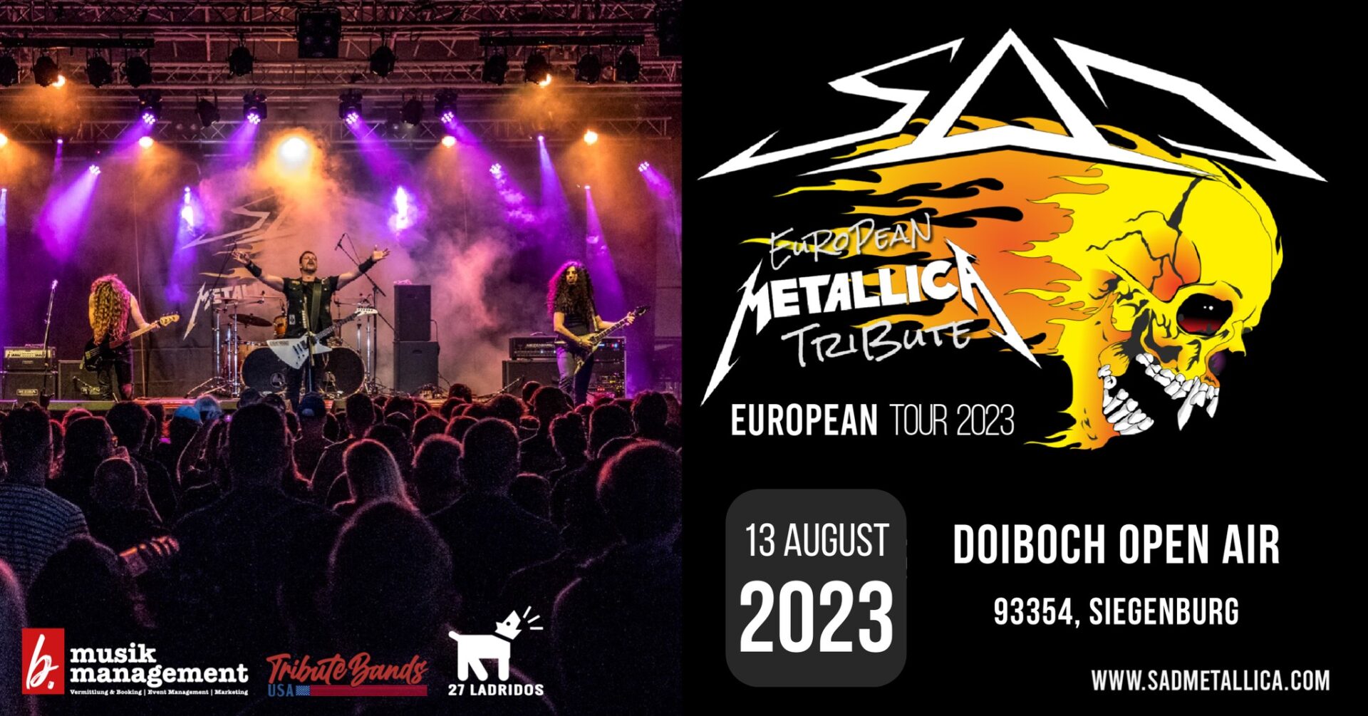SaD European Metallica Tribute Live @ D.O.A Doiboch Open Air