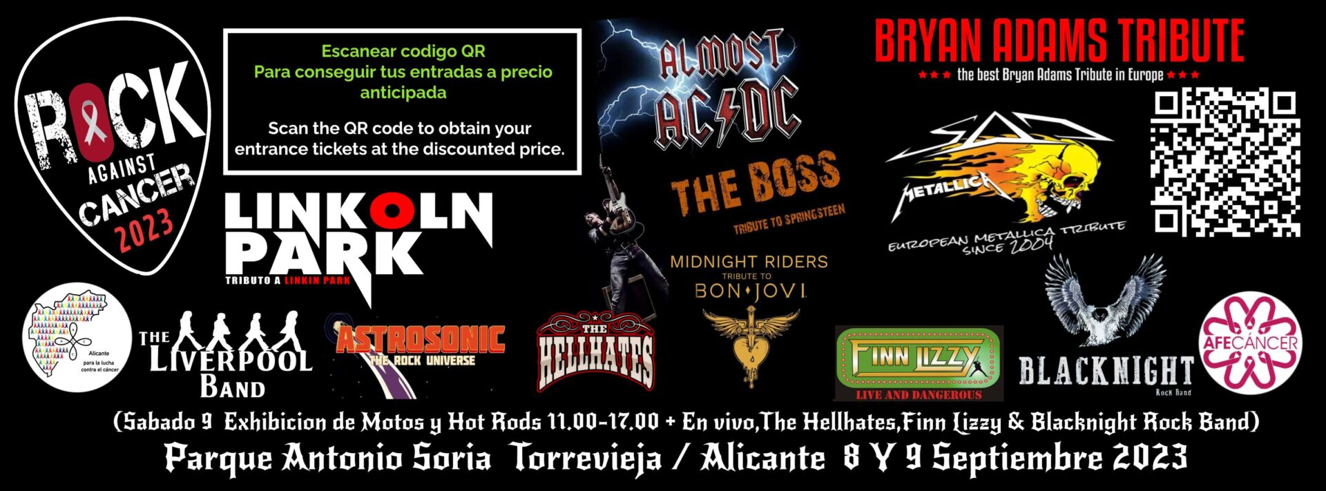 SaD European Metallica Tribute Live @ Rock Against Cancer Torrevieja (Spain)