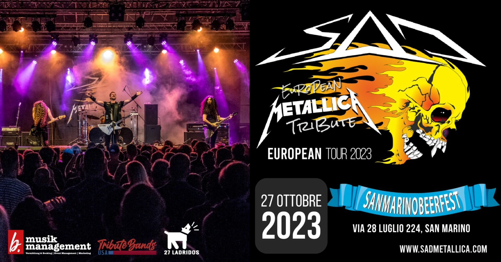 SaD European Metallica Tribute Live @ San Marino Beer Fest