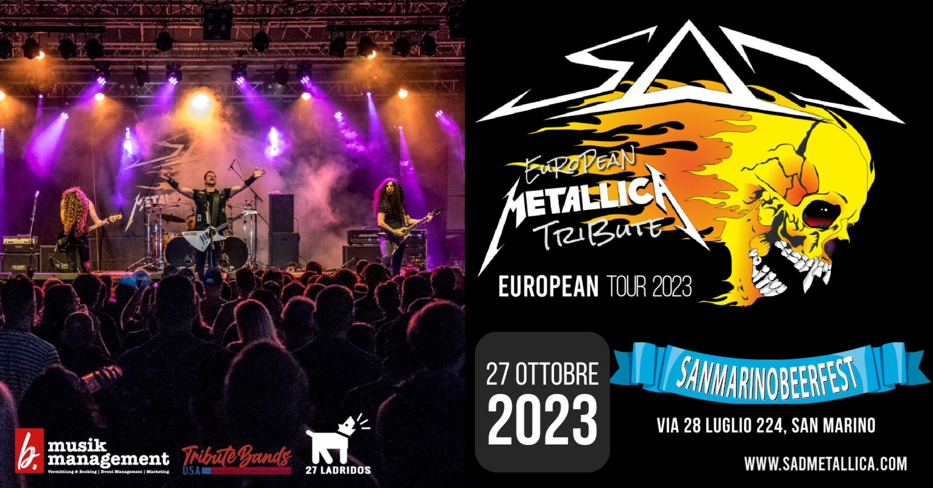 SaD European Metallica Tribute Live @ San Marino Beer Fest