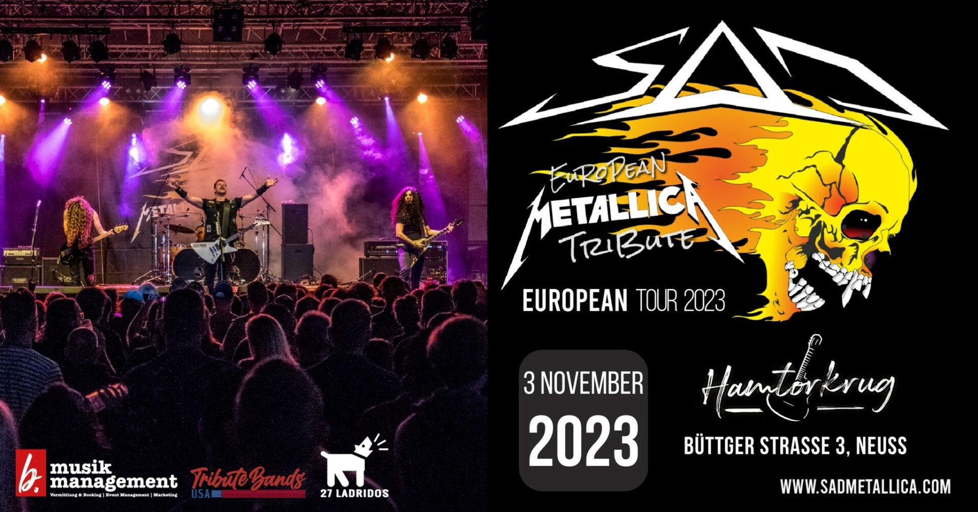 SAD European Metallica Tribute Band Live