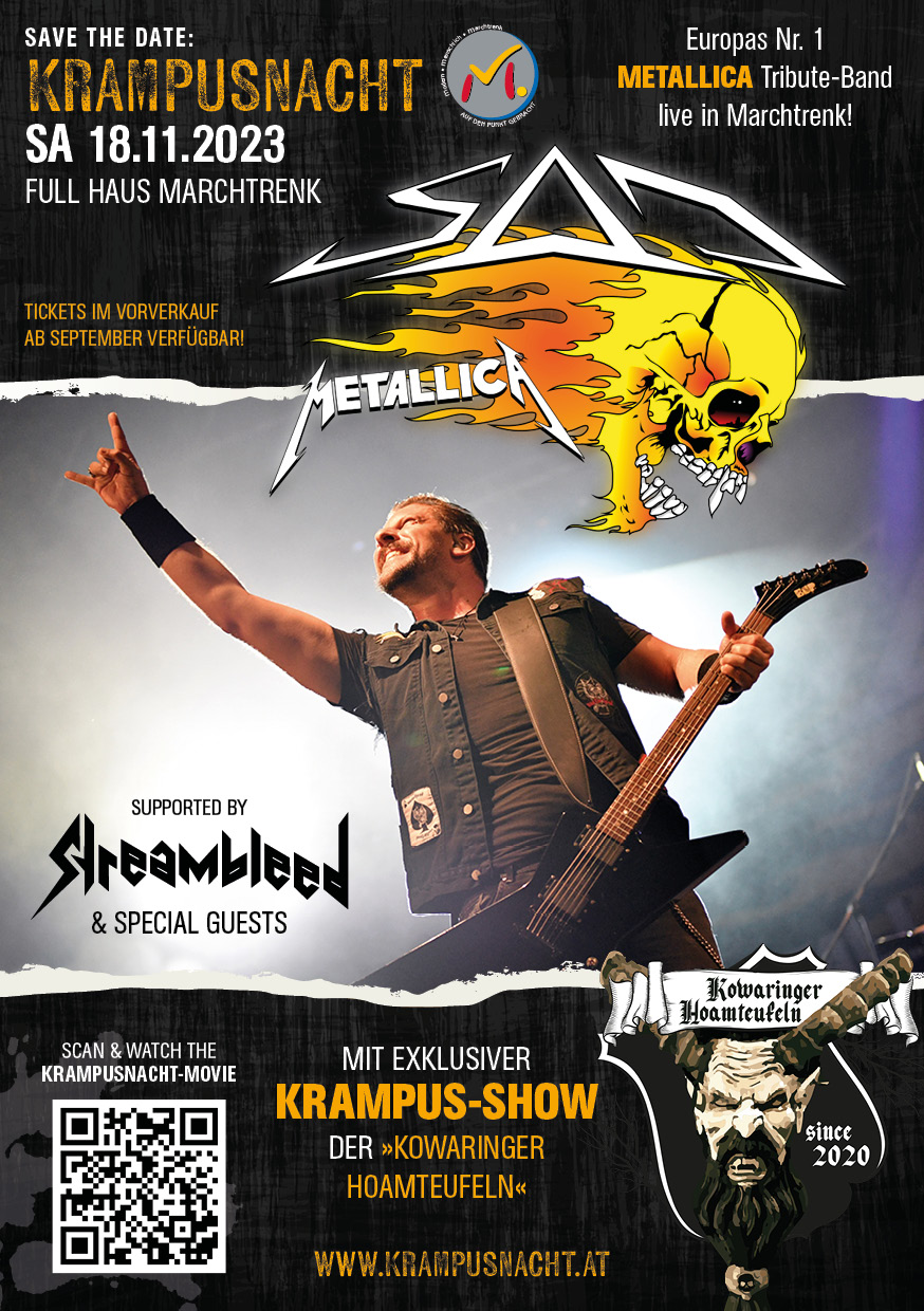 SaD European Metallica Tribute Live @ Krampusnacht Marchtrenk