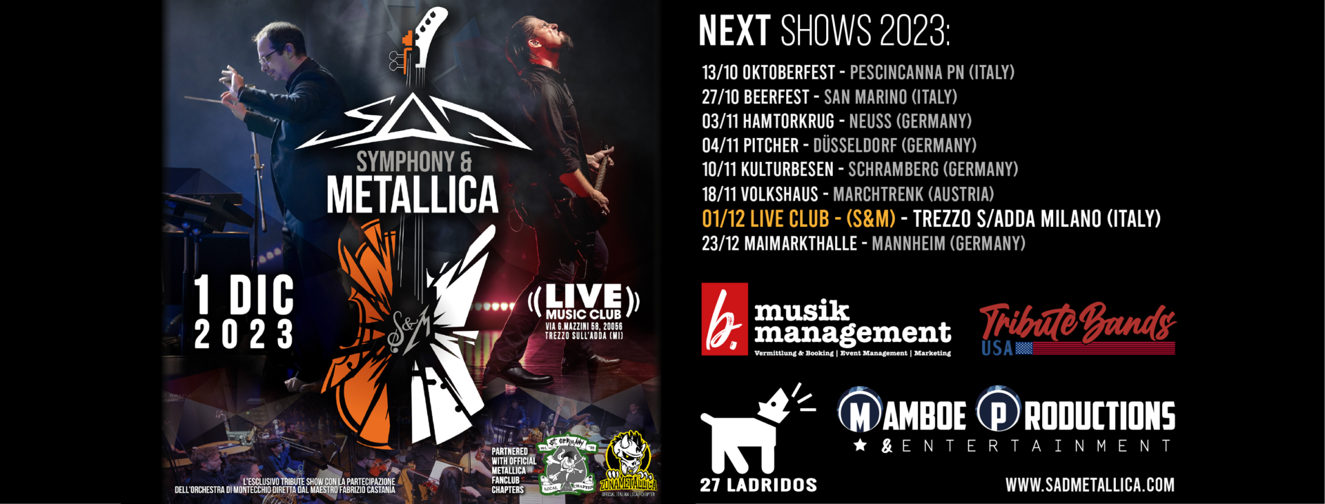 SAD EUROPEAN TOUR UPDATE 230918