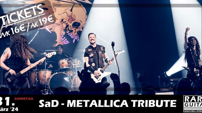 SaD European Metallica Tribute Live @ Rare Guitar Münster