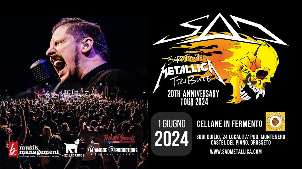 SaD European Metallica Tribute Live @ Cellane in Fermento