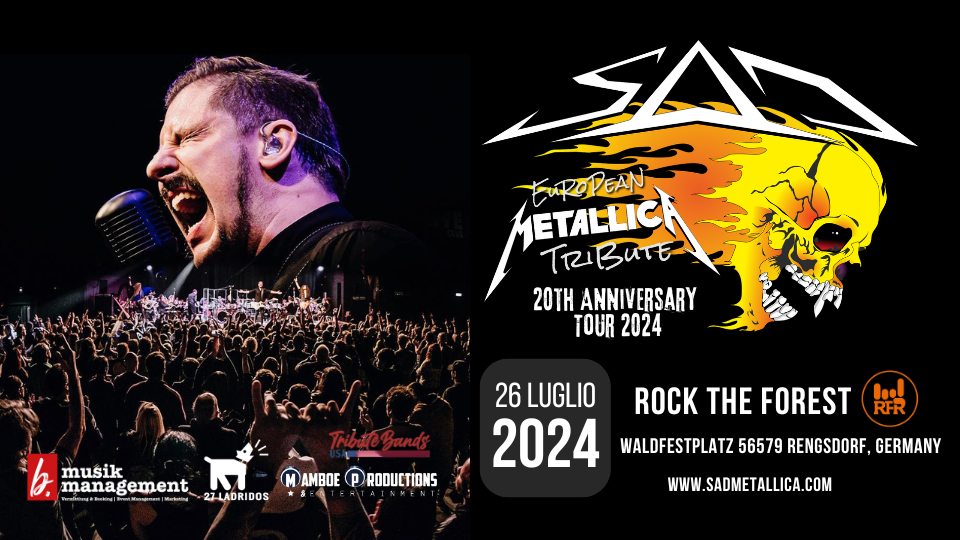 SaD European Metallica Tribute Live @ Rock The Forest Rengsdorf